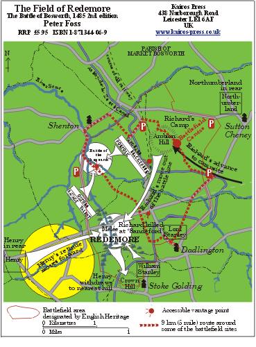 Battle of Bosworth map 1